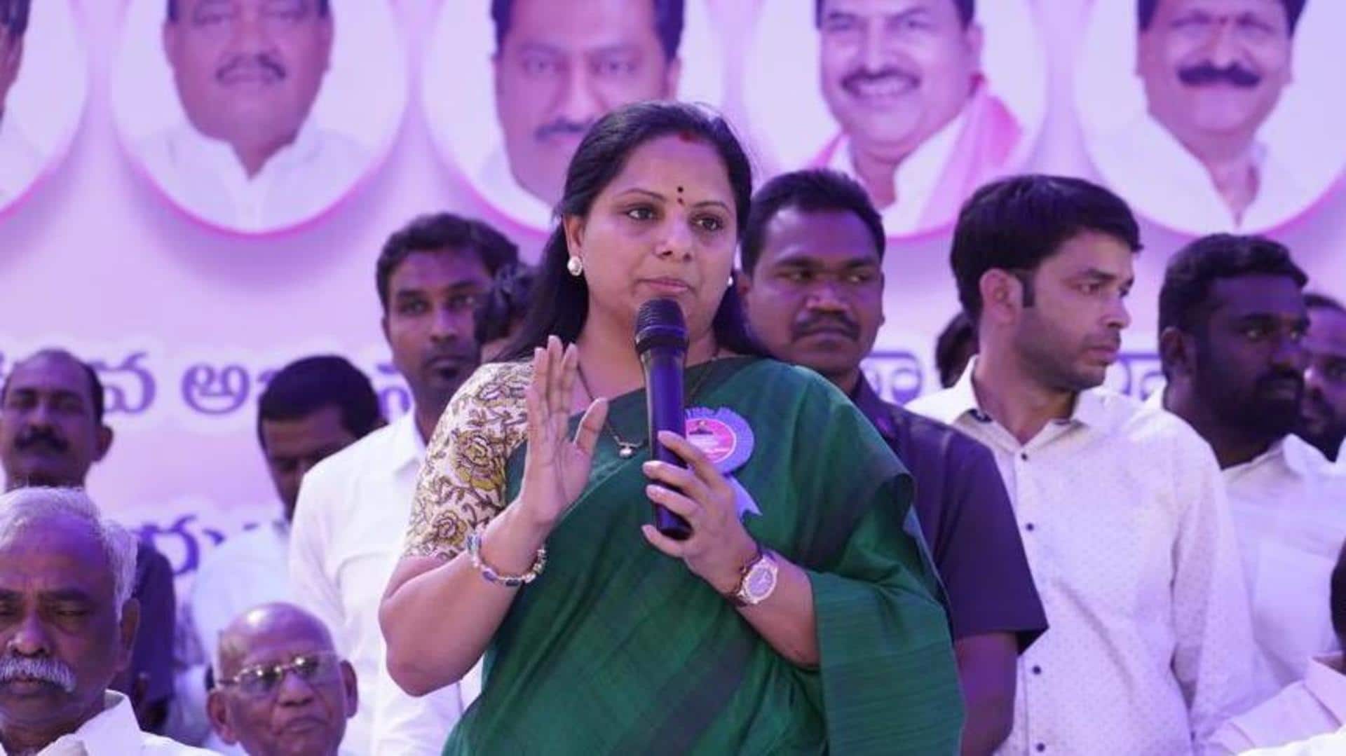 KCR's daughter Kavitha to hold protest in Delhi tomorrow