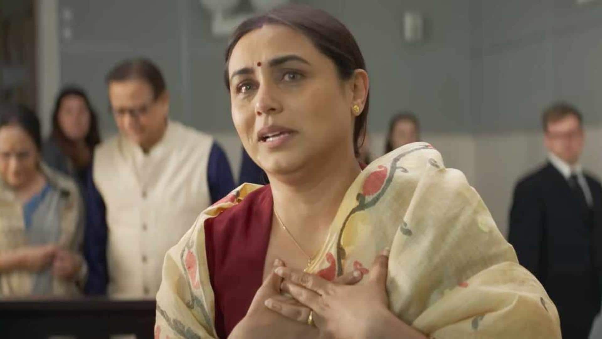 Box office: 'Mrs. Chatterjee Vs. Norway' collections witness dip