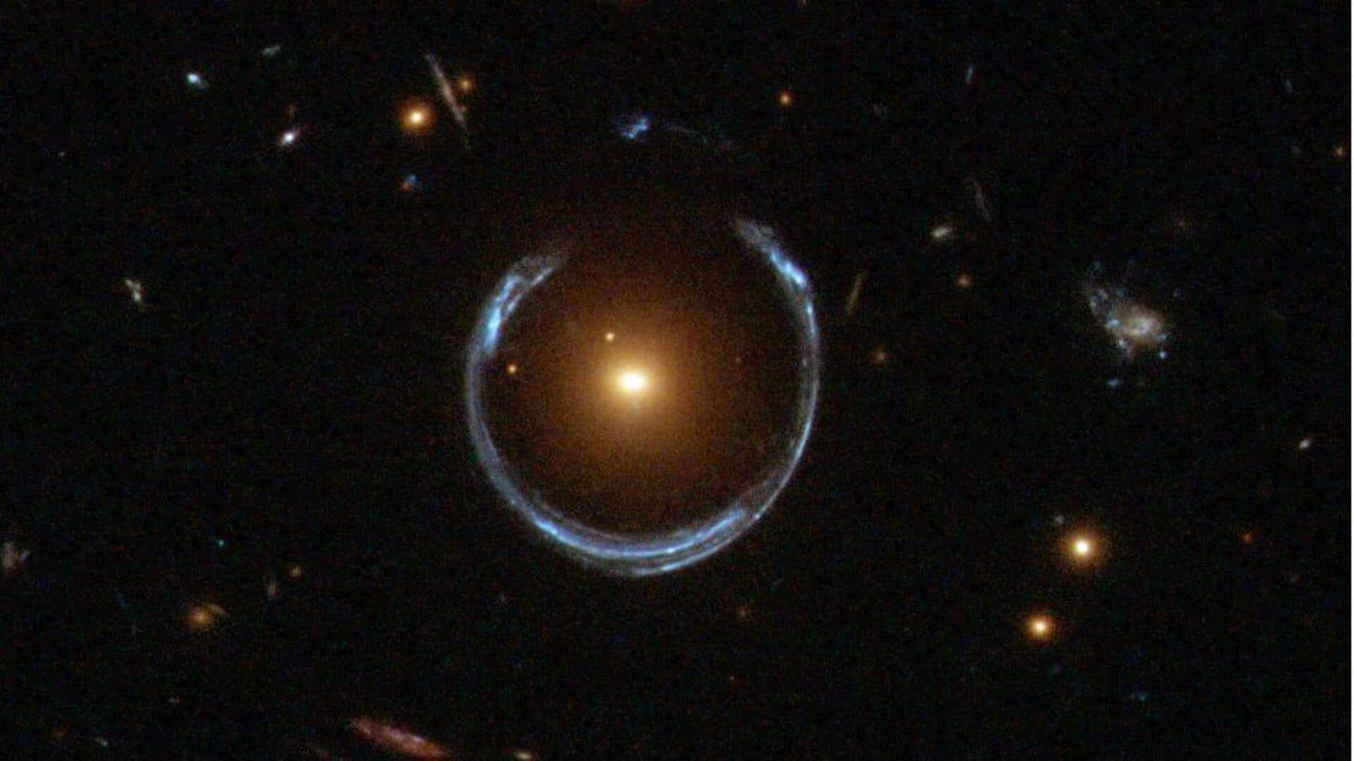 'Einstein ring'—an extremely rare space-time warp—discovered close to Earth