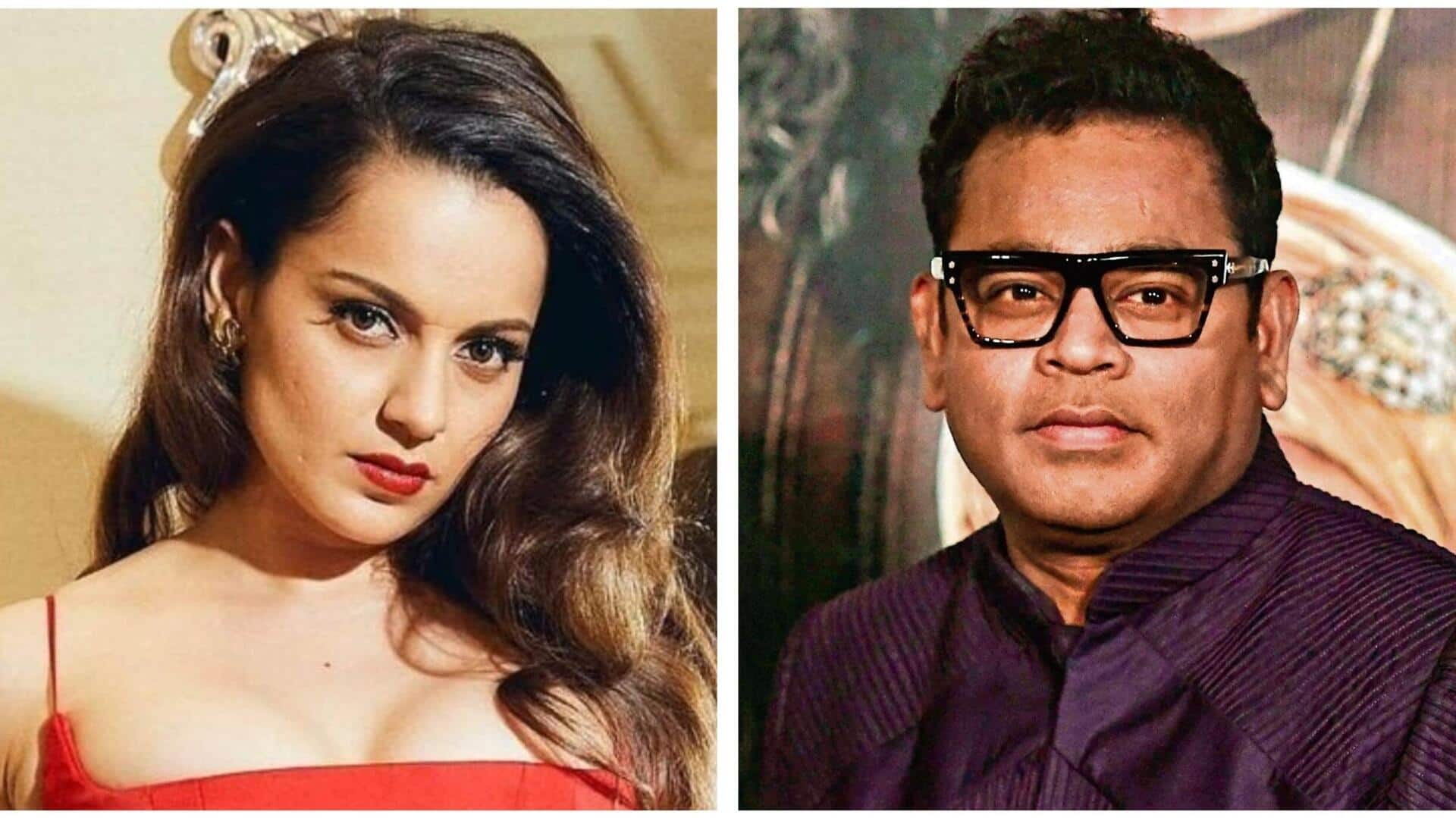 'Prejudiced, hateful': Kangana slams AR Rahman for calling 'Chhaava' 'divisive'