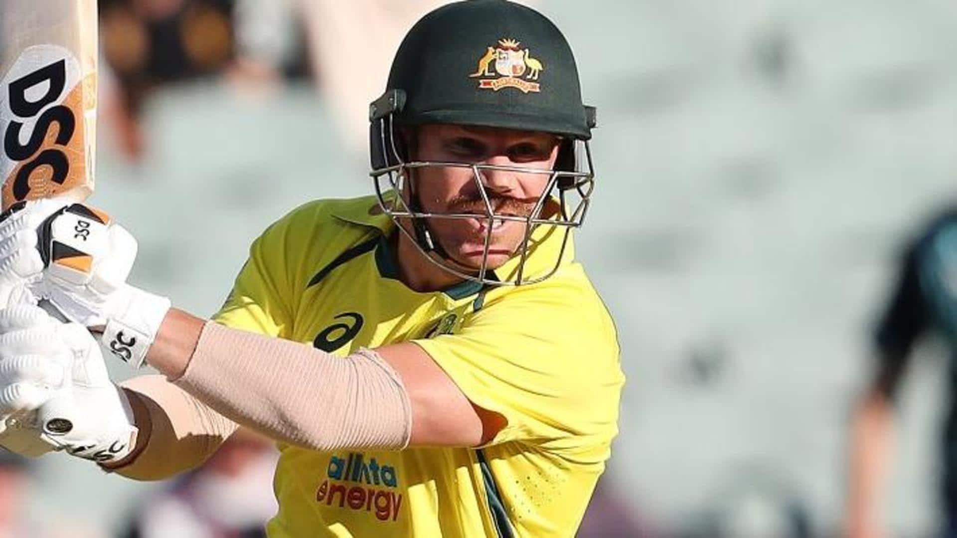 AUS vs ENG: David Warner slams his 27th ODI fifty