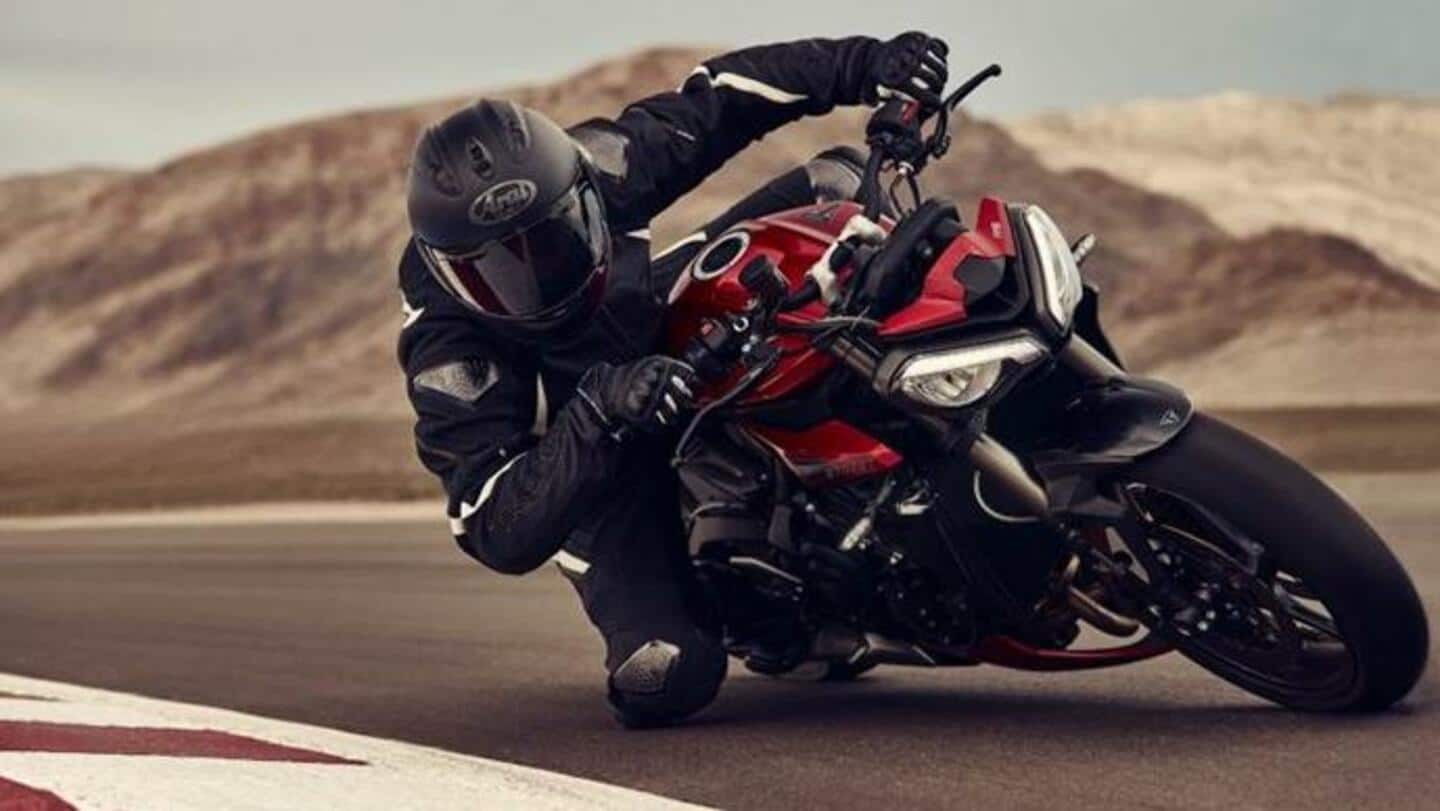 Prior to launch, bookings for 2023 Triumph Street Triple open