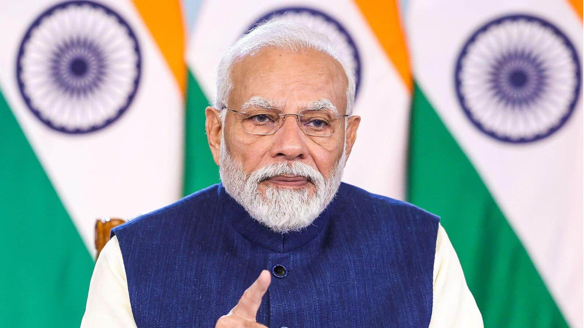 PM Modi calls for joint regulation on use of AI