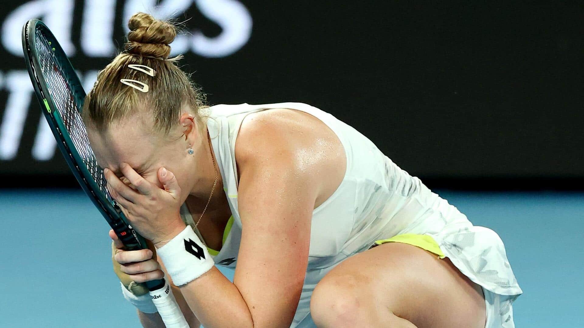2024 Australian Open, Anna Blinkova stuns Elena Rybakina: Key stats