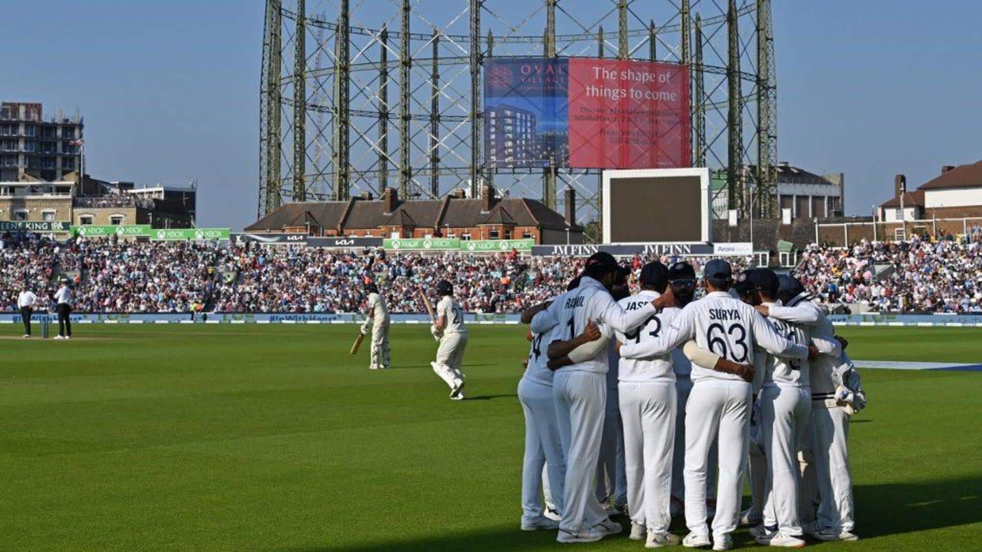 India own two Test wins at The Oval: Key stats