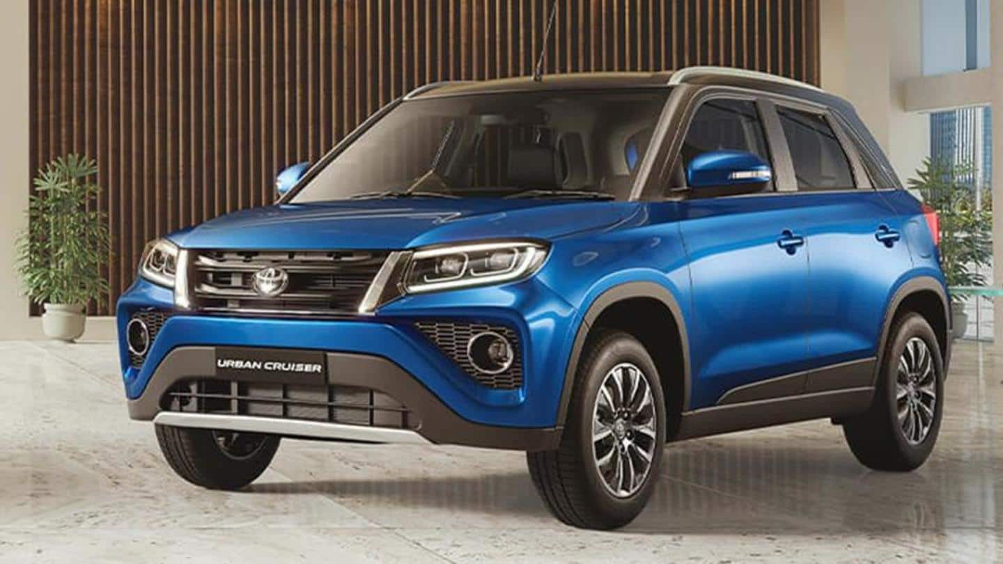 Toyota Urban Cruiser SUV recalled in India over airbag issue