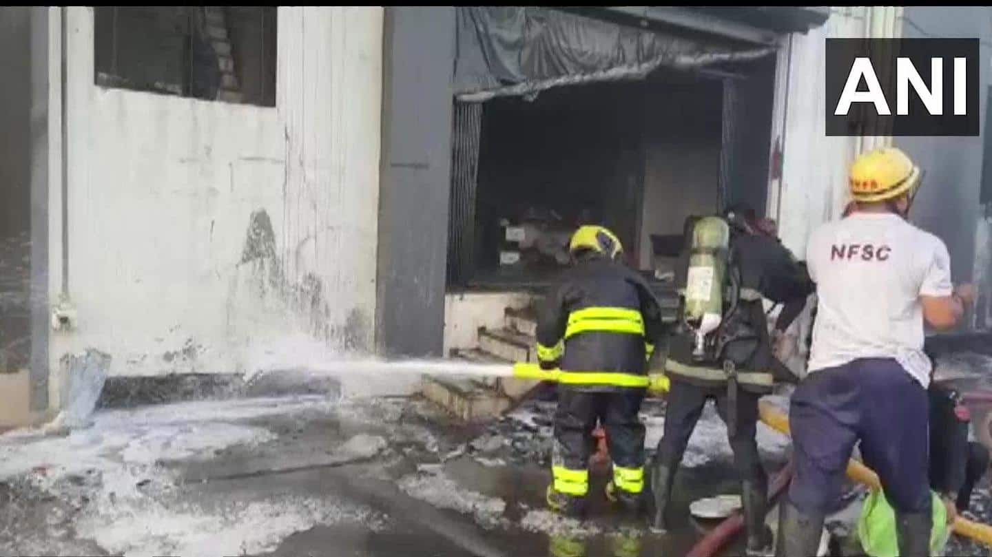 10 fire engines used; injured shifted to hospitals 10 fire engines used; injured shifted to hospitals