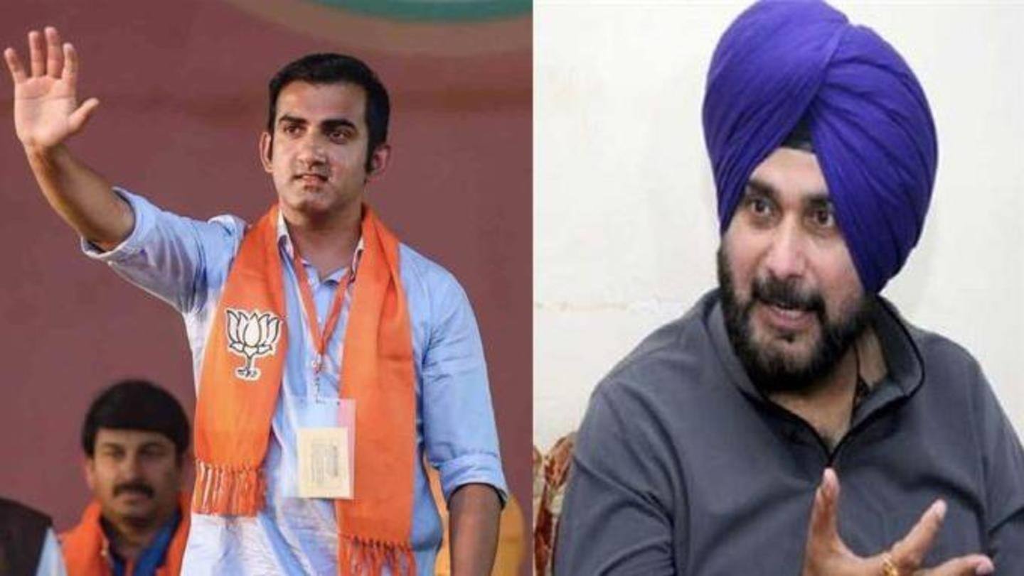 Gambhir recently slammed Sidhu for calling Imran Khan 'big brother' Gambhir recently slammed Sidhu for calling Imran Khan 'big brother'