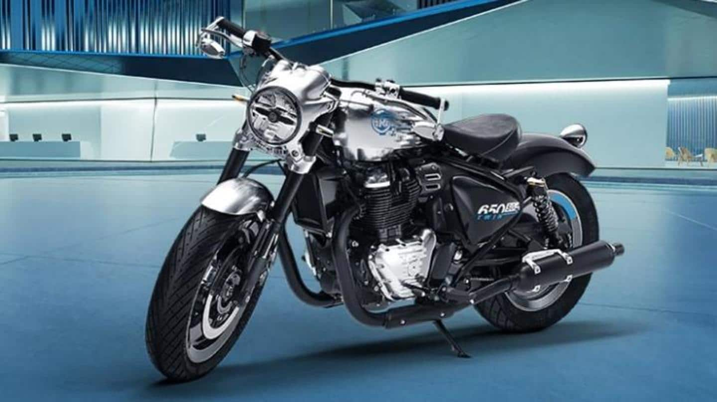 Royal Enfield Shotgun 650 spied on test; design details revealed