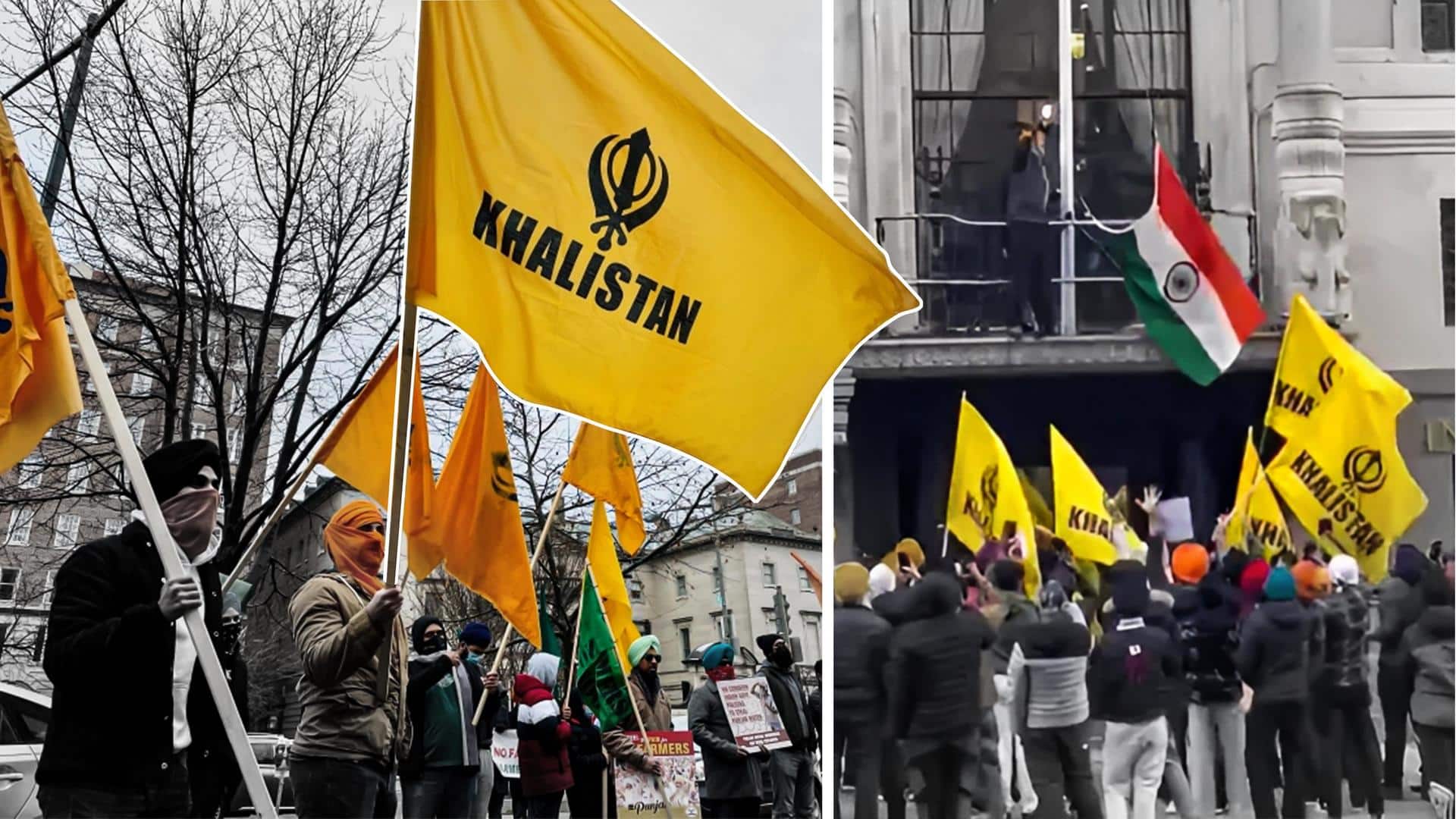 London: Pro-Khalistani supporters remove Indian flag, here's what happened next