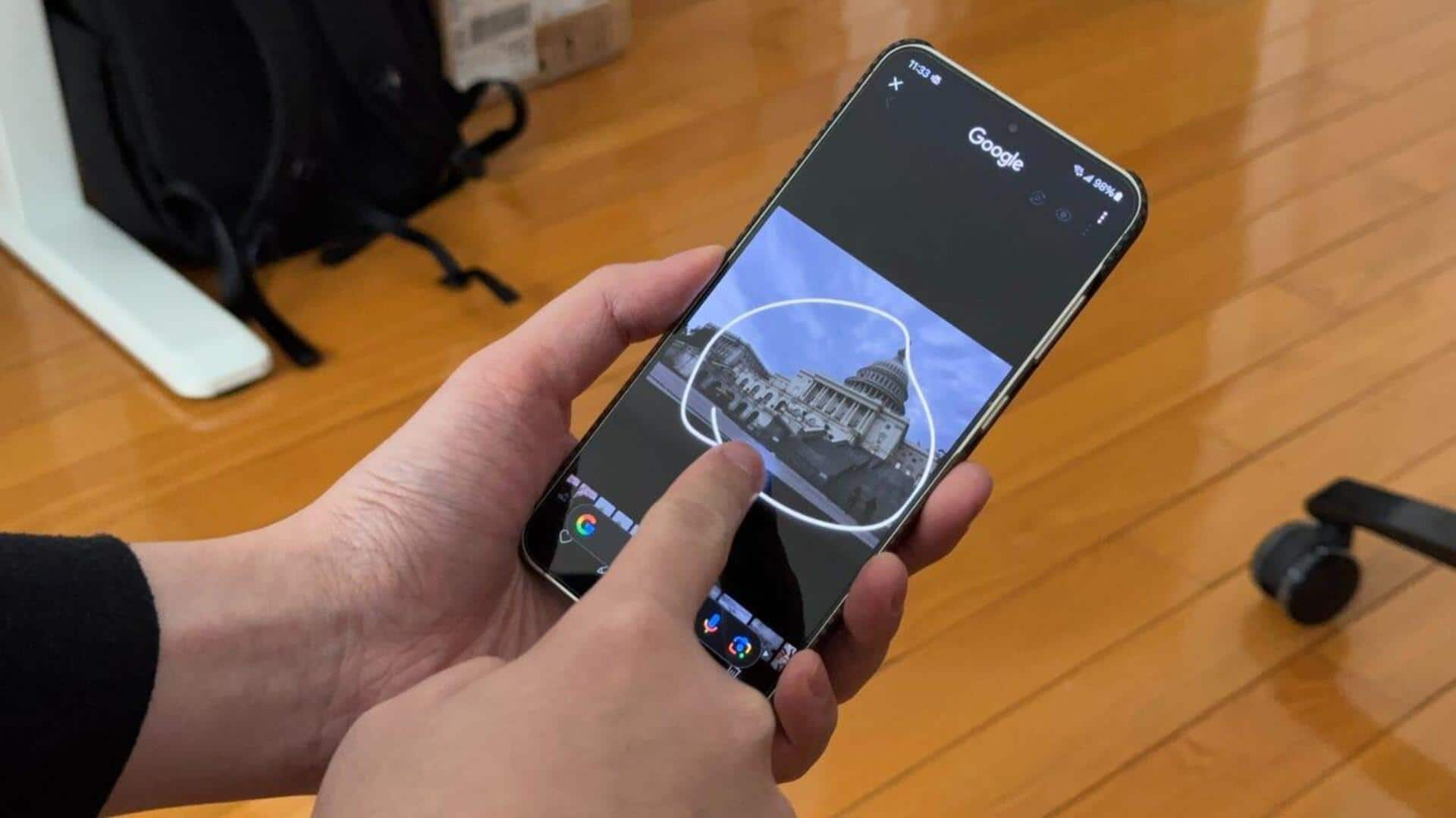 Google Lens shortcut no longer accessible from Circle to Search