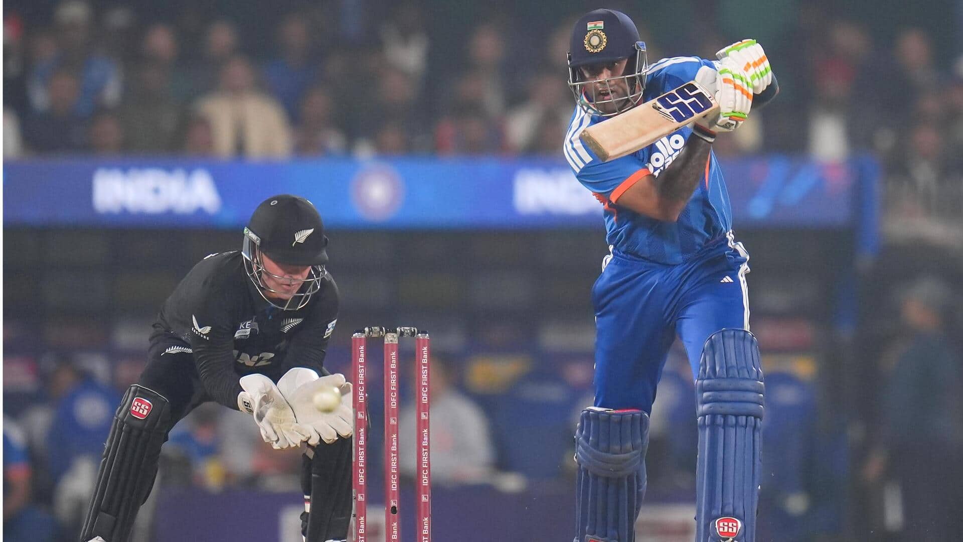 Suryakumar Yadav hammers fifty in second successive T20I: Key stats