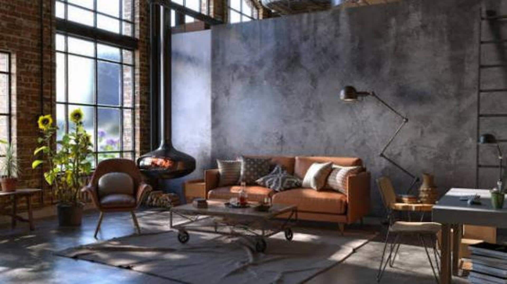What is industrial-style decor?