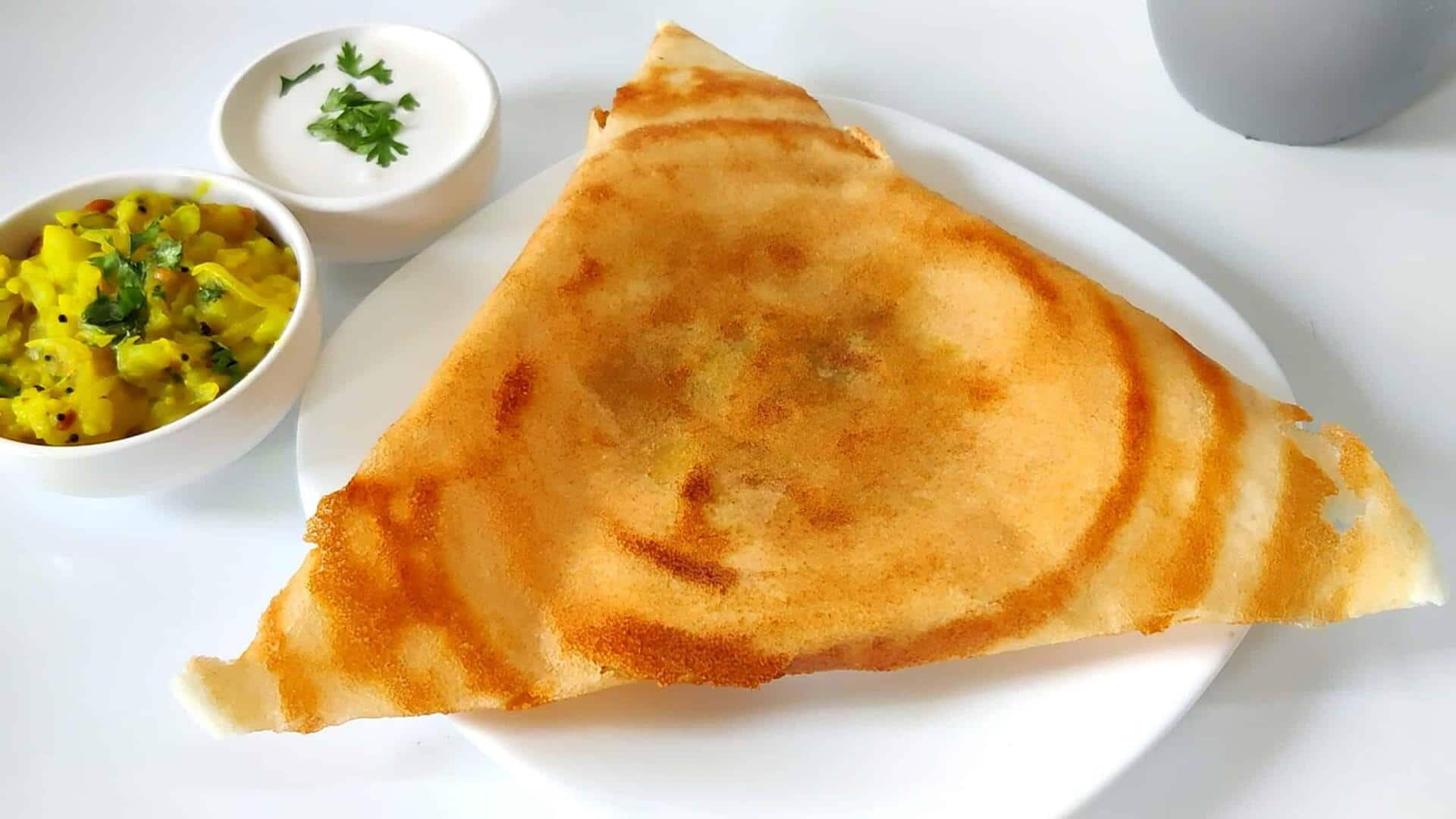 Make crispy and spicy masala dosa in 5 simple steps