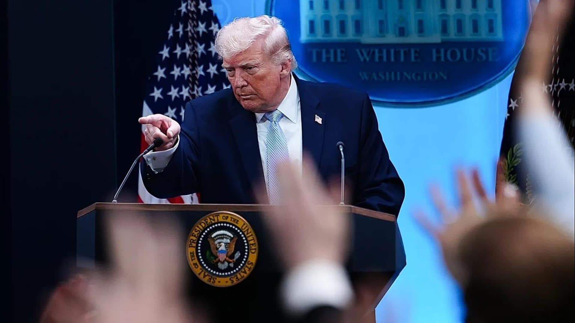 Trump says US will 'probably' hit Iran 'hard' again tonight 