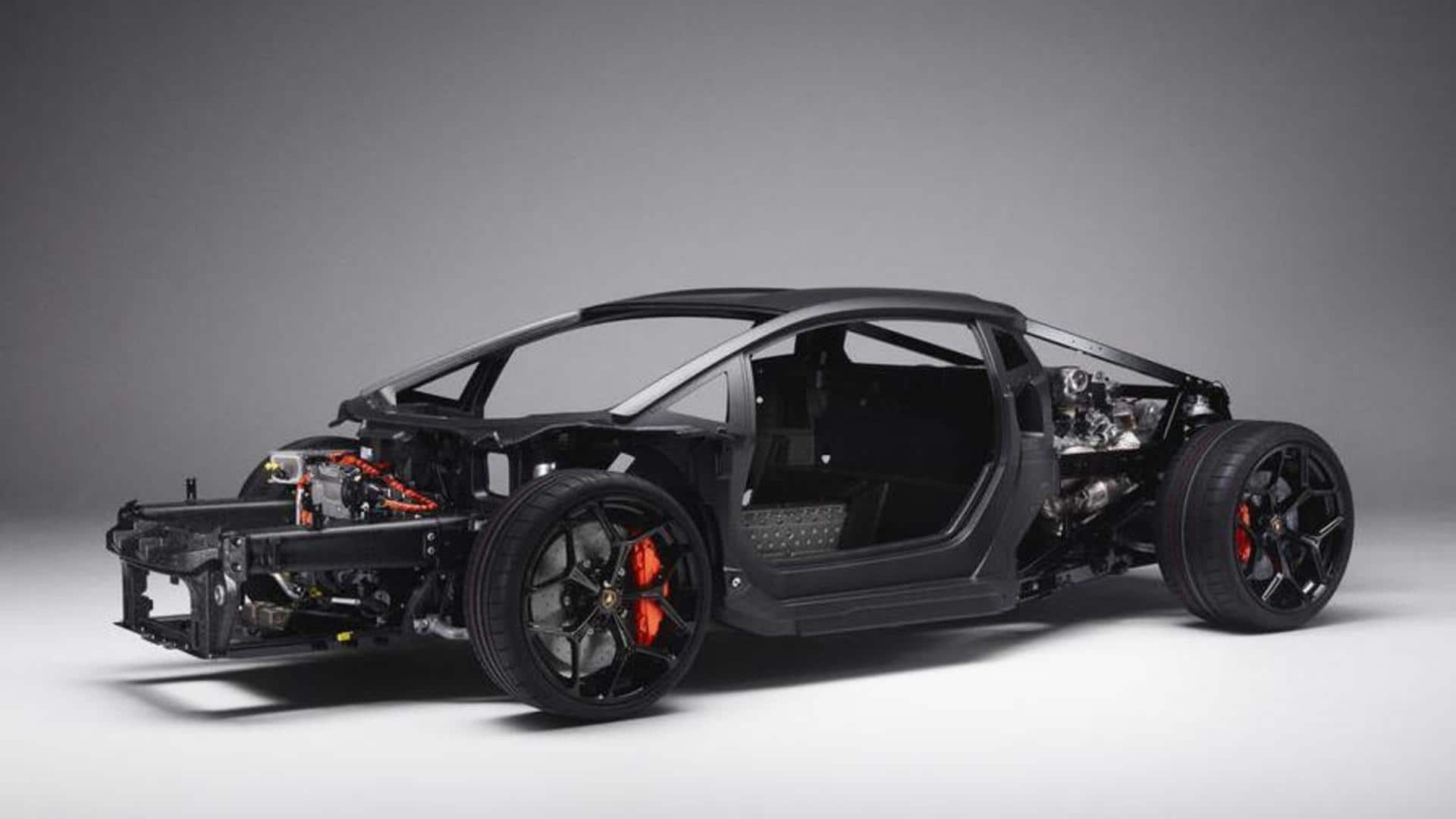 What's special about Lamborghini's new 'monofuselage' chassis for upcoming PHEV