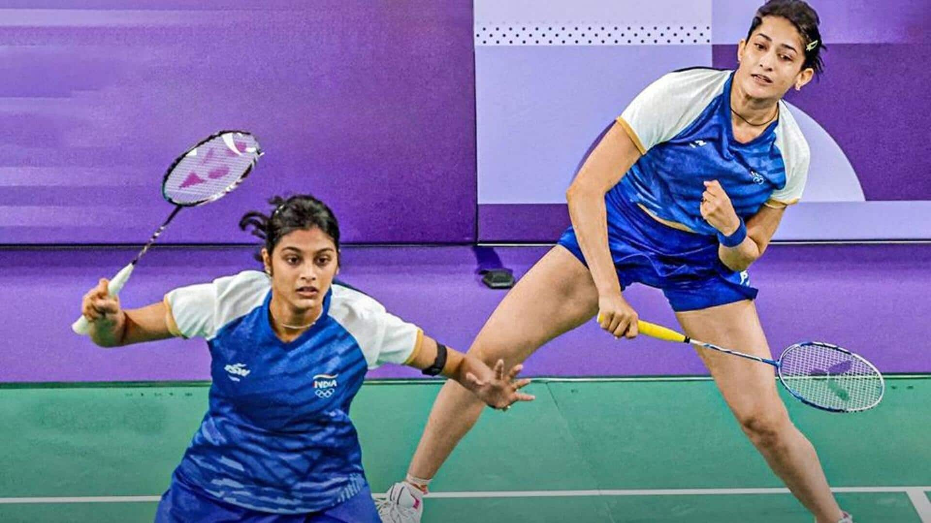 Paris Olympics, badminton: India's Ashwini Ponnappa, Tanisha Crasto knocked out 