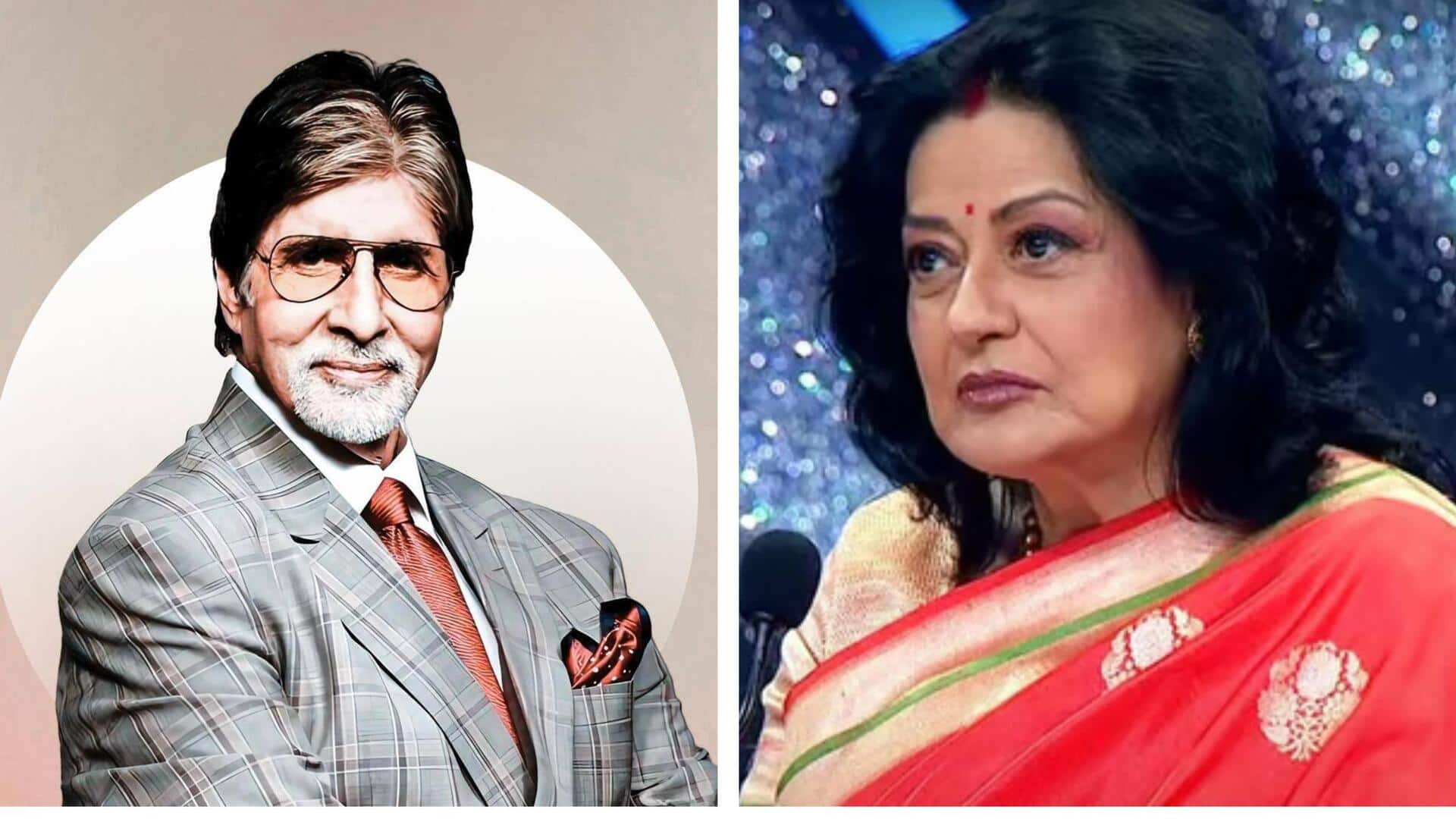 'When you receive so much...'—Moushumi Chatterjee on Amitabh's behavior post-stardom