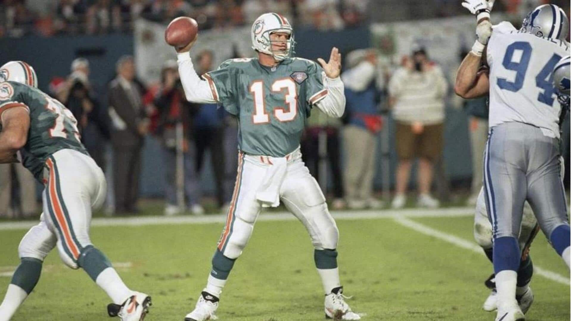 #ThisDayThatYear: Marino dominates playoffs with record 421 yards, four TDs