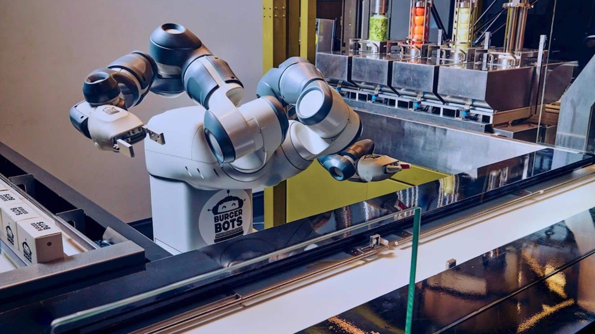 This robot-run restaurant serves your burger in just 27 seconds! This robot-run restaurant serves your burger in just 27 seconds!