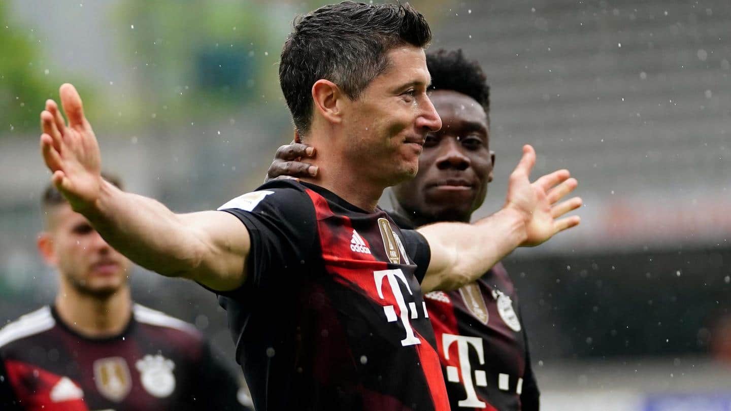 Proud to make history for Bayern: Lewandowski Proud to make history for Bayern: Lewandowski