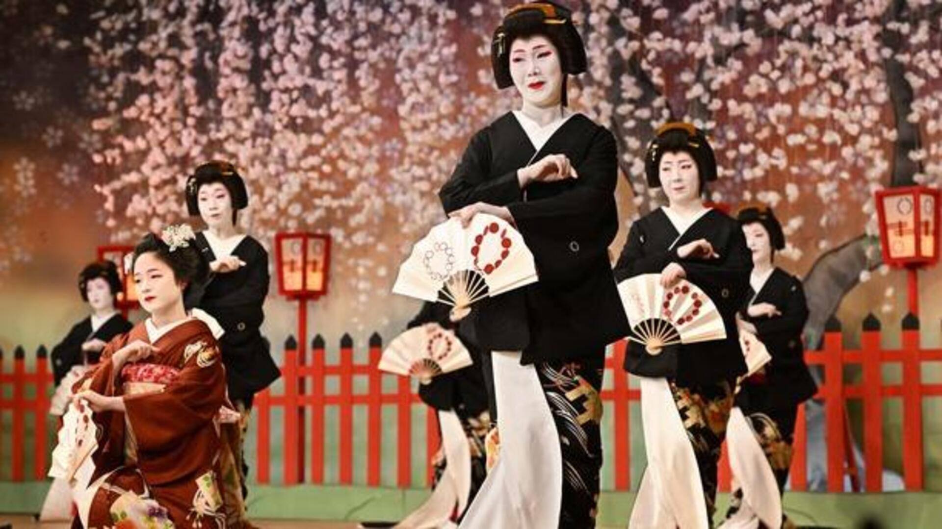 Enchanting geisha dance performances throughout seasons