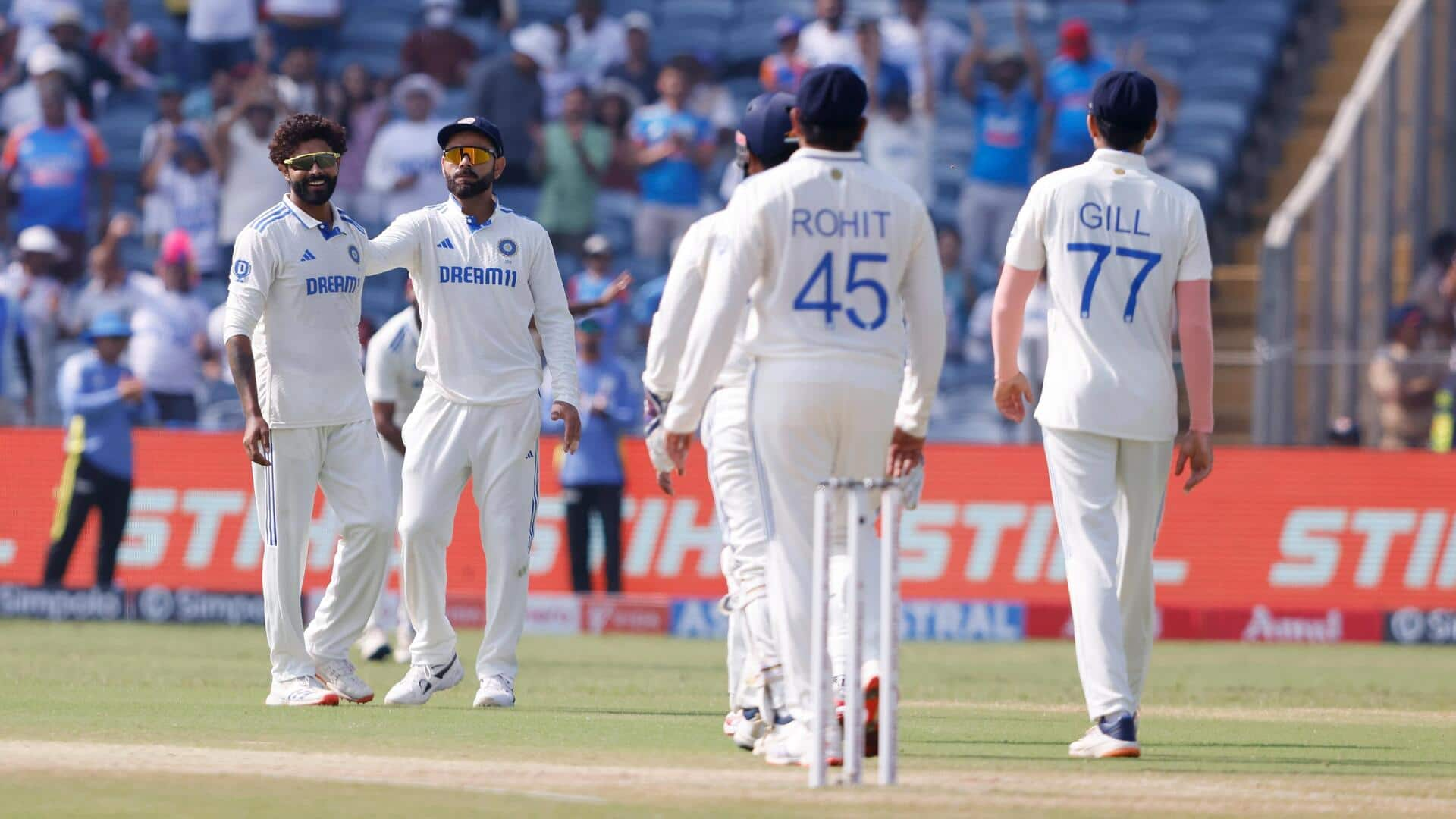 IND vs NZ: Hosts need 359 to win Pune Test