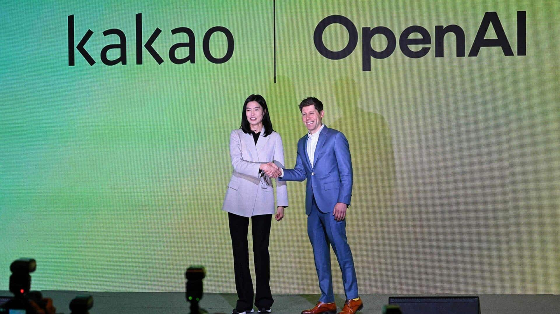 OpenAI partners with Korean tech firm Kakao in Asia expansion