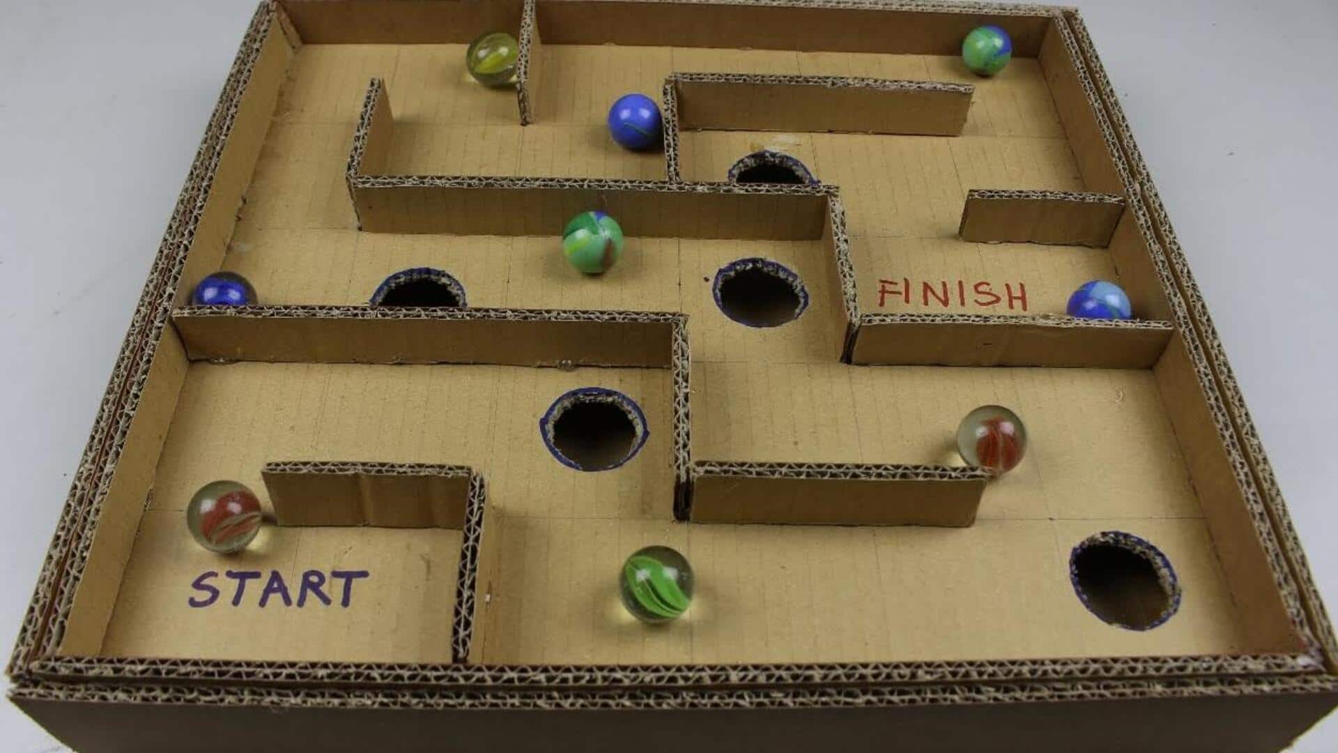 Marble mazes: Fun way to boost your kid's problem-solving skills