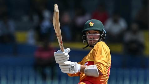 Zimbabwe's Brian Bennett hammers his maiden T20 WC fifty 