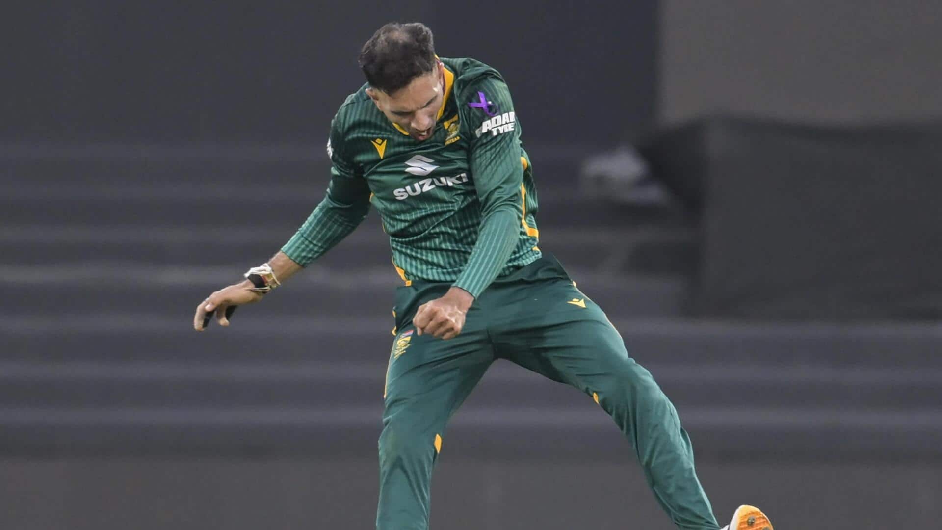 Keshav Maharaj claims his 2nd four-fer versus Australia (ODIs): Stats