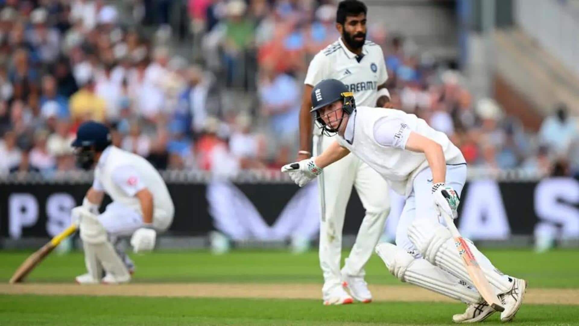 Zak Crawley floors India with 84 in Manchester Test: Stats Zak Crawley floors India with 84 in Manchester Test: Stats