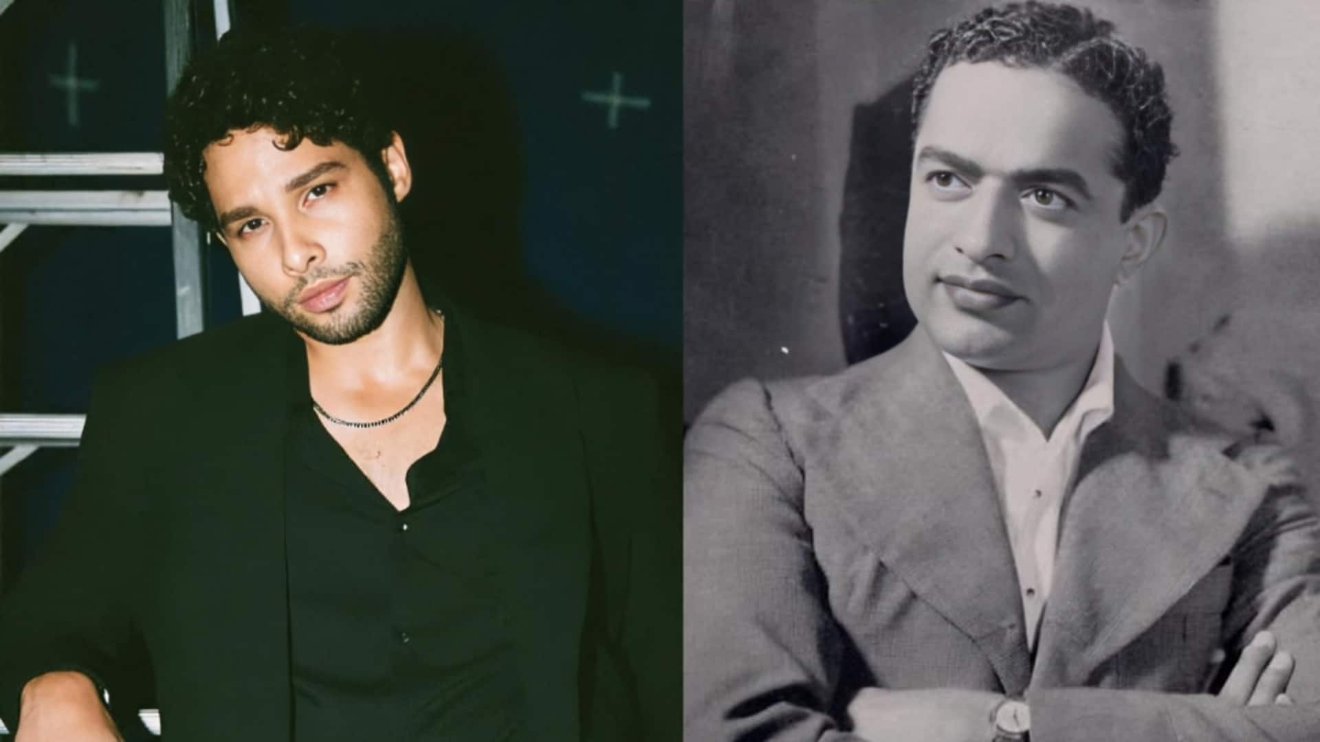 First-look: Siddhant Chaturvedi transforms into V Shantaram for upcoming biopic