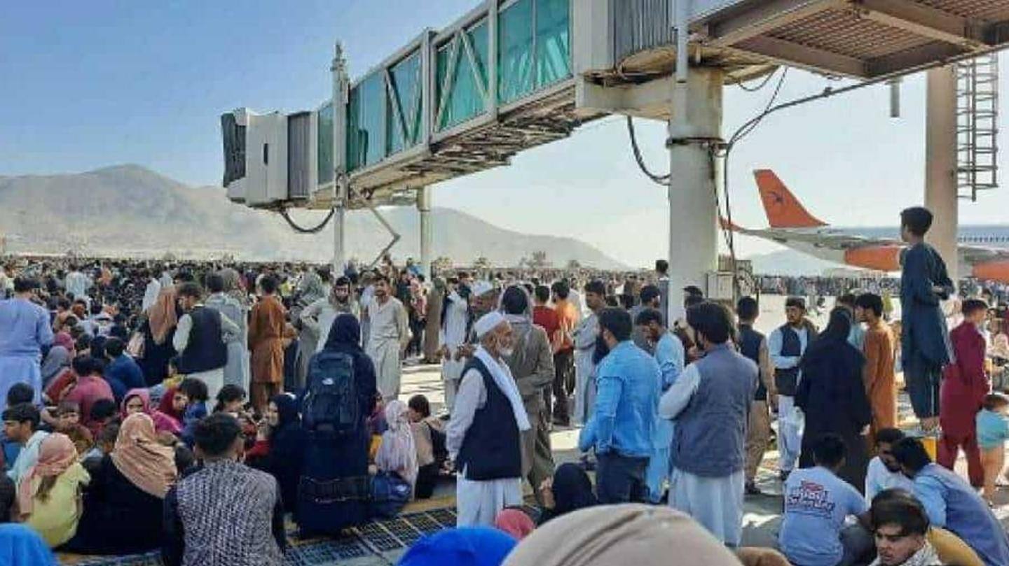 5 killed at Kabul airport as Afghans desperate to flee 5 killed at Kabul airport as Afghans desperate to flee