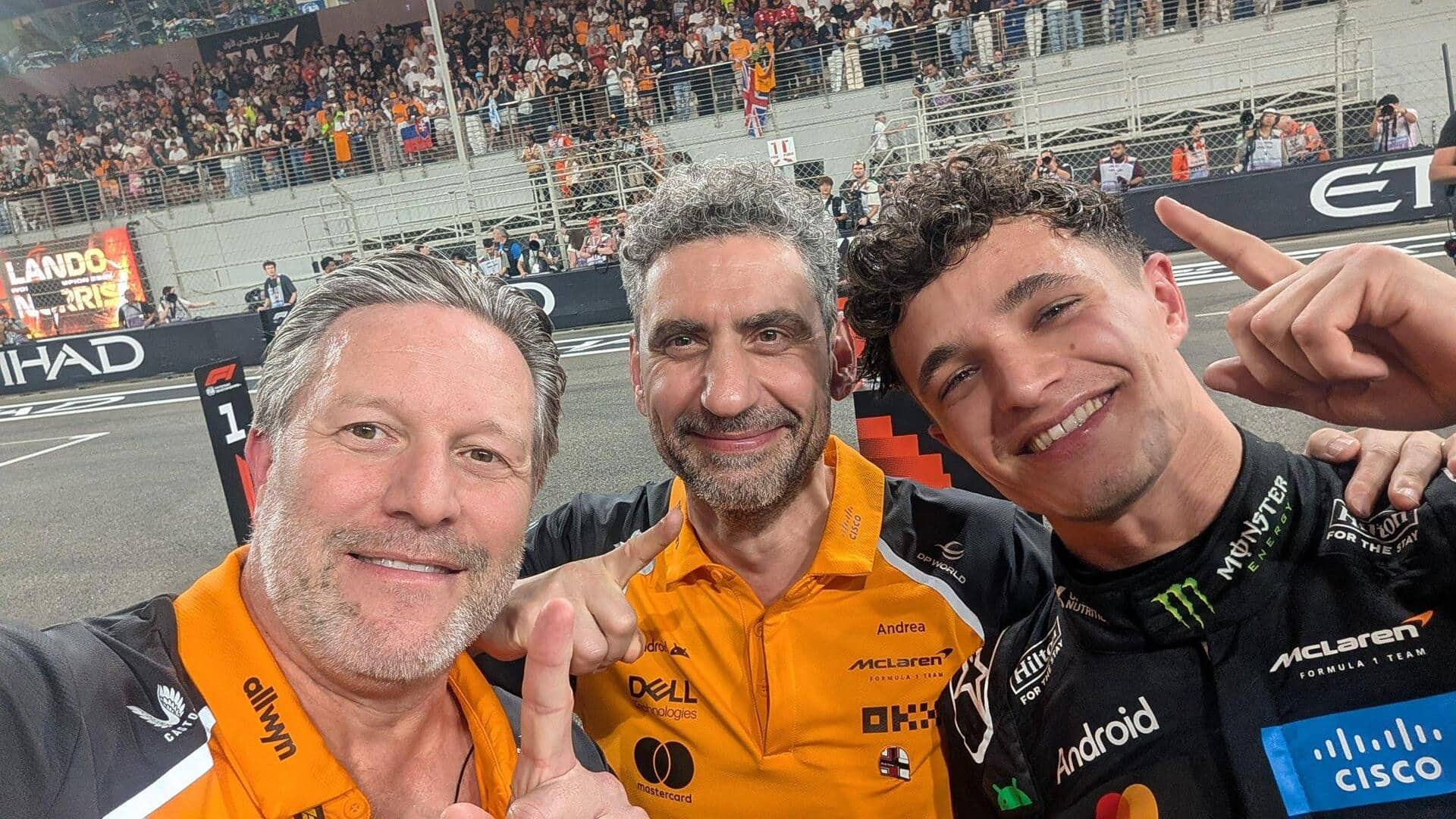 'It's incredible': Lando Norris after winning his maiden F1 title