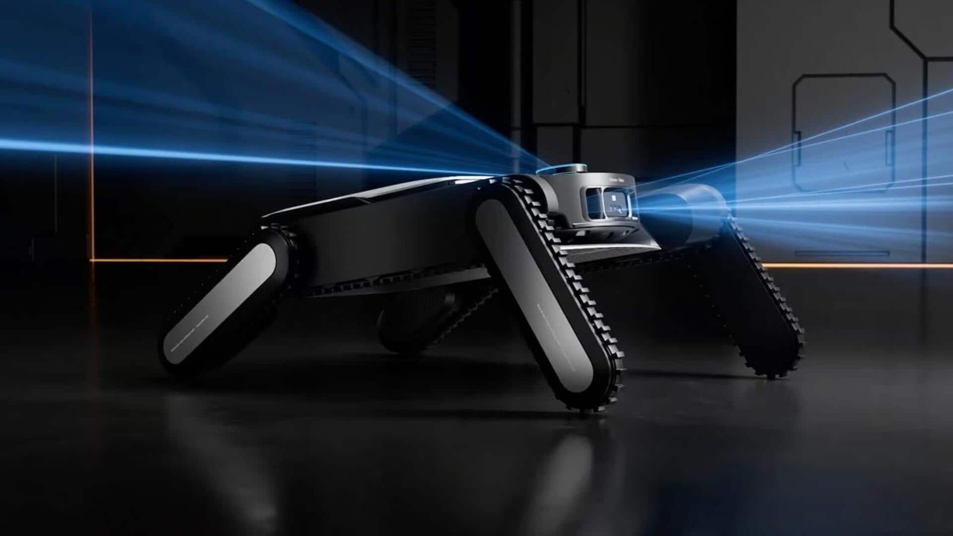 This stylish robo vacuum cleaner can climb the stairs