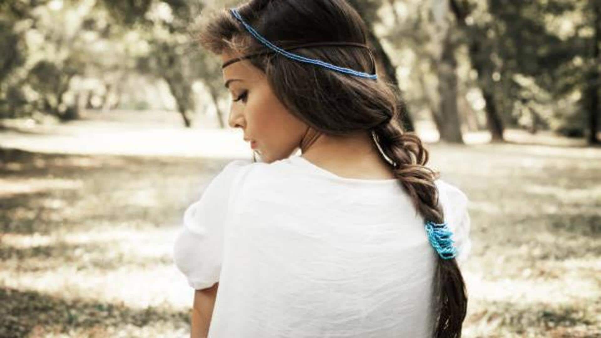 How to style a bohemian braid