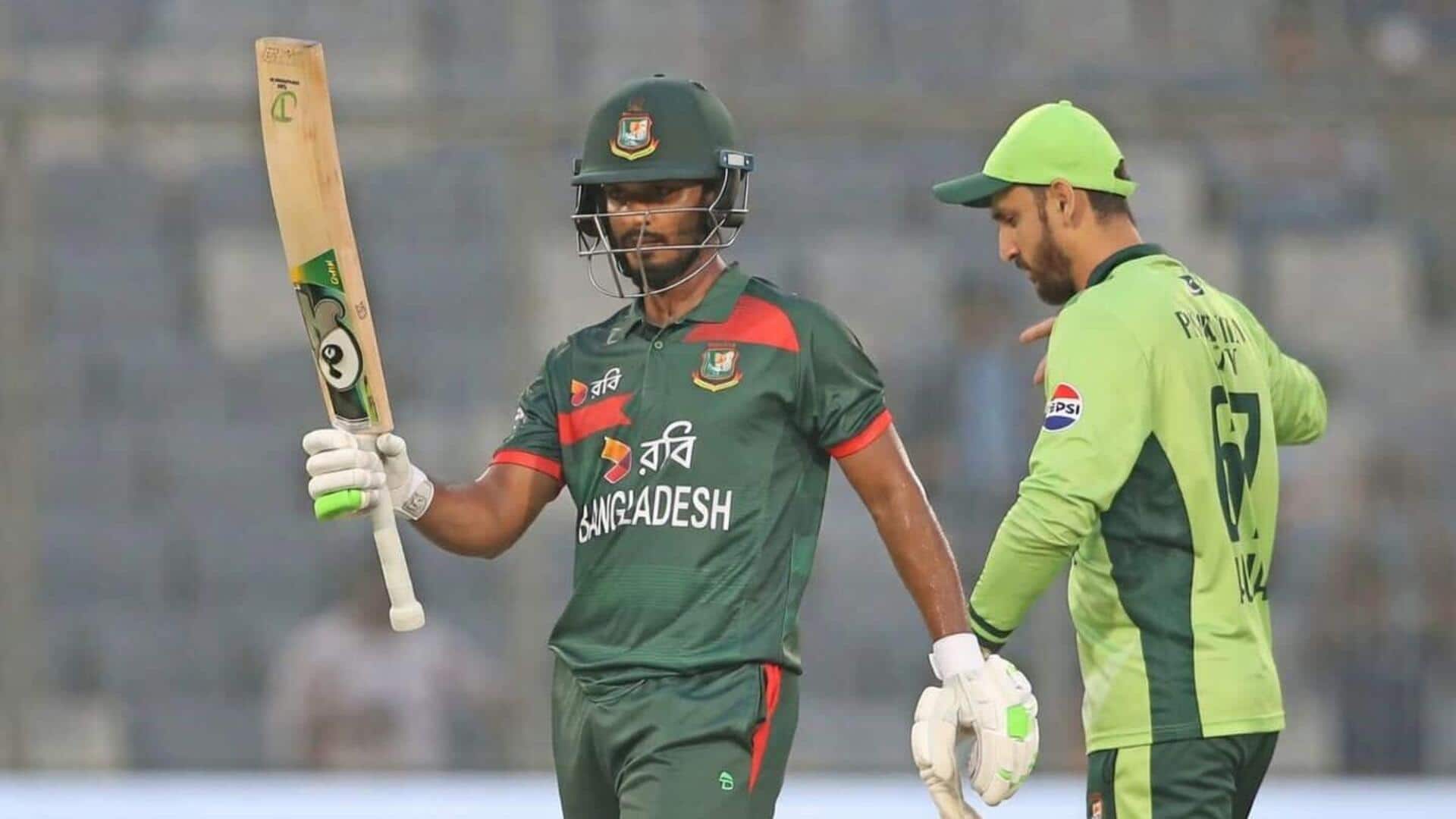 Bangladesh's Tanzid Hasan slams his maiden ODI ton: Key stats