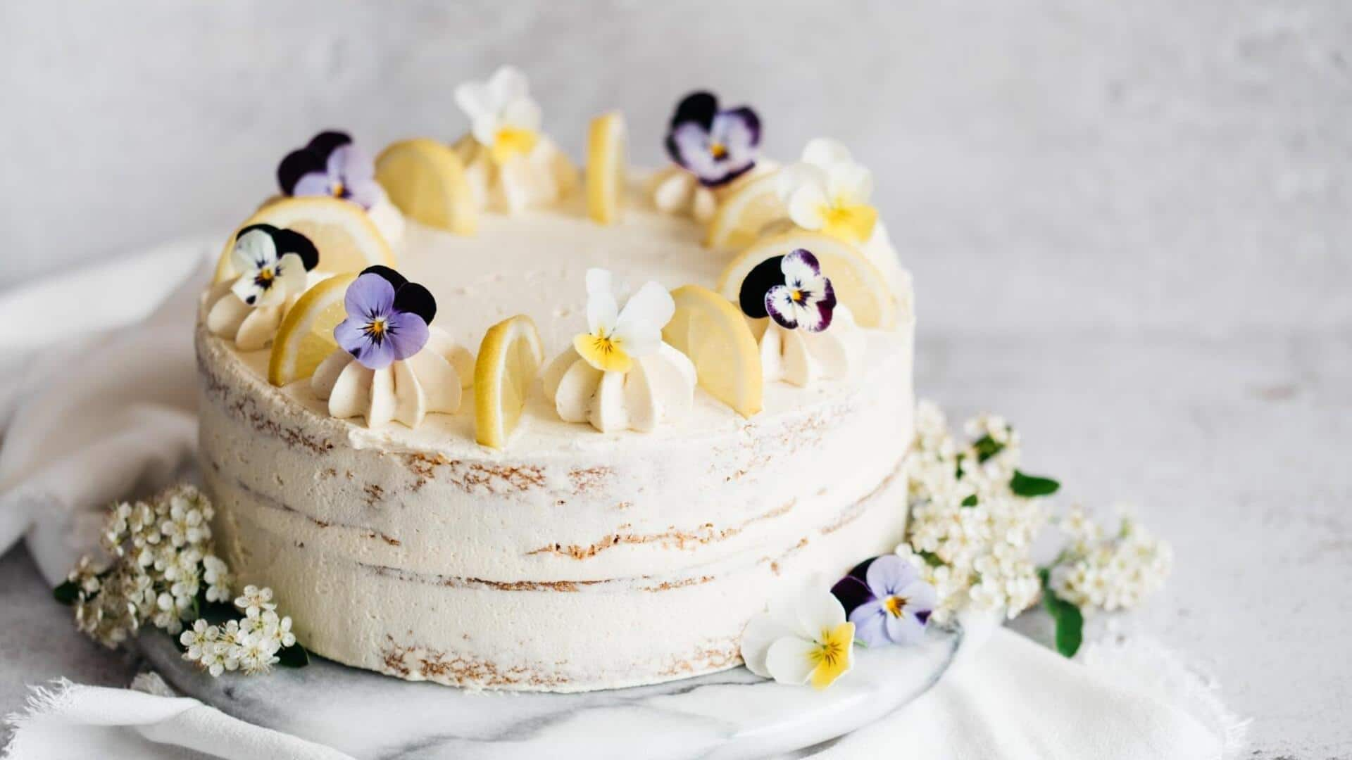 Create beautiful, floral desserts with elderflower 