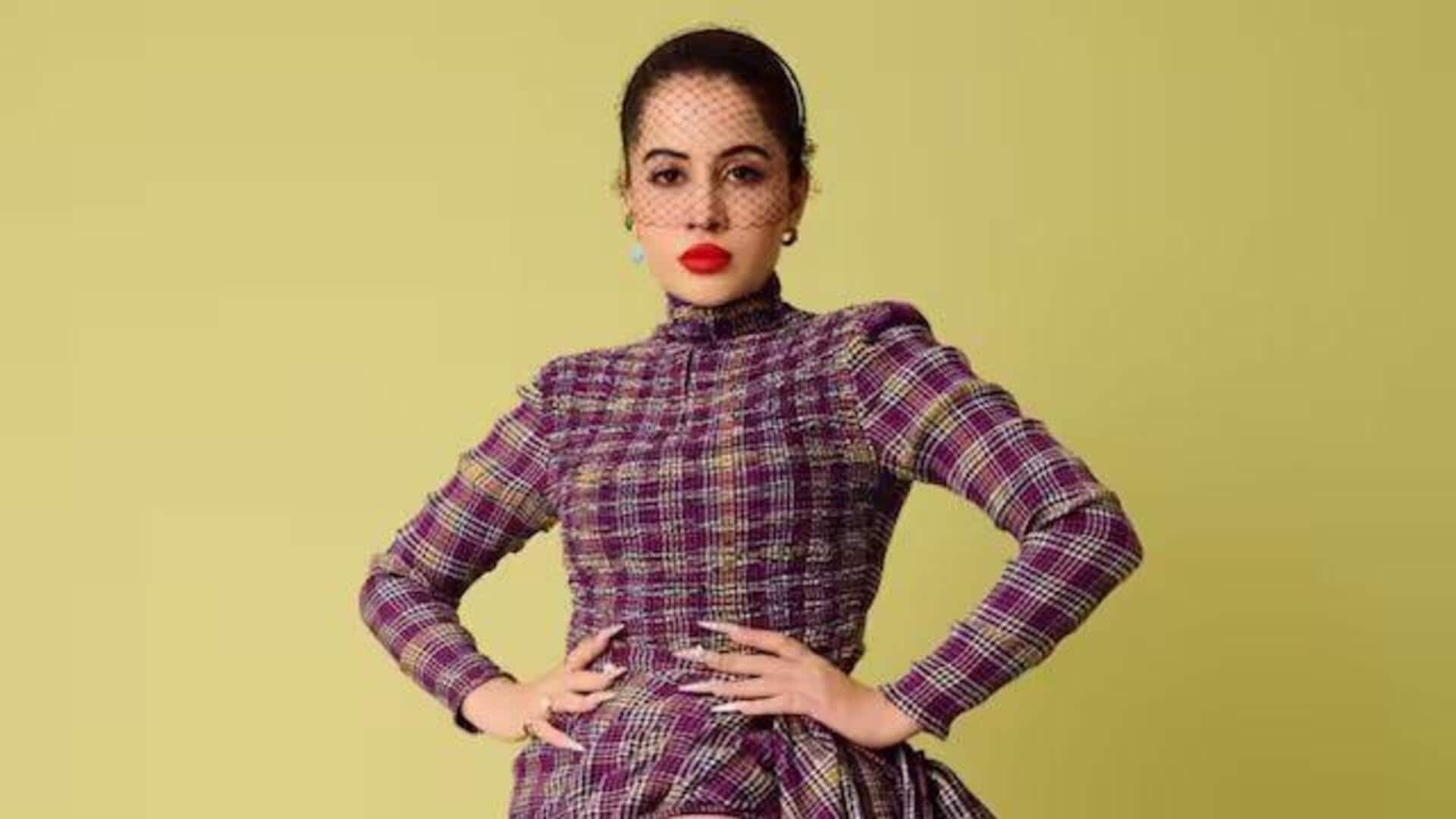Uorfi Javed shows off Cannes dress before visa was rejected