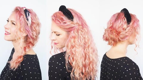 5 easy hairstyles using headbands