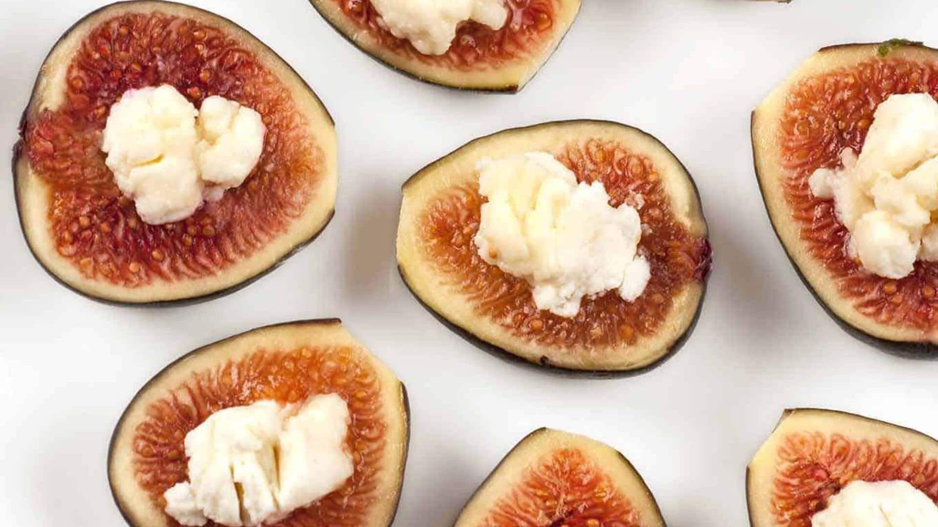 For your next party, bookmark these fig-goat cheese appetizers