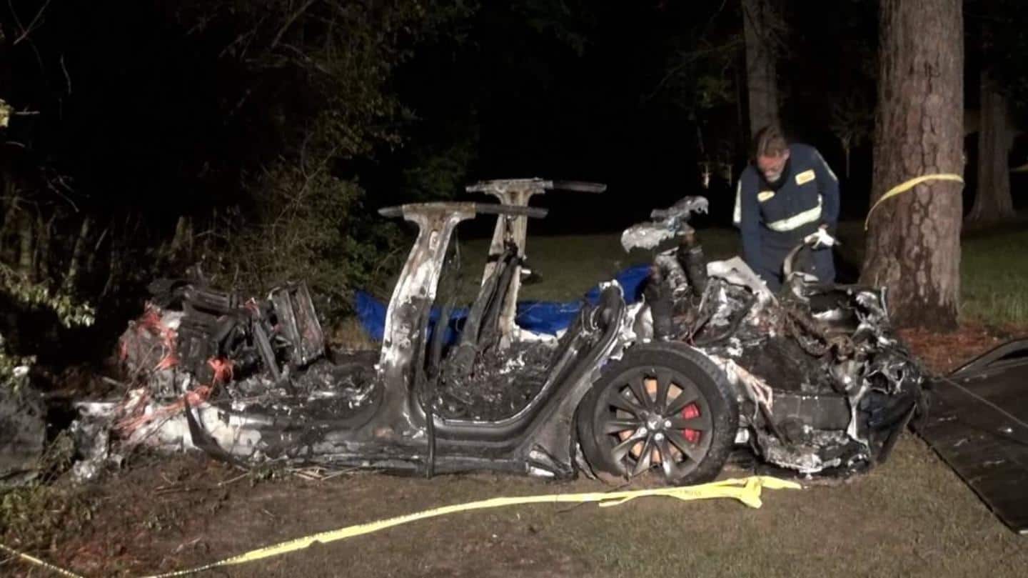 Tesla crash kills two, CEO Musk denies Autopilot use