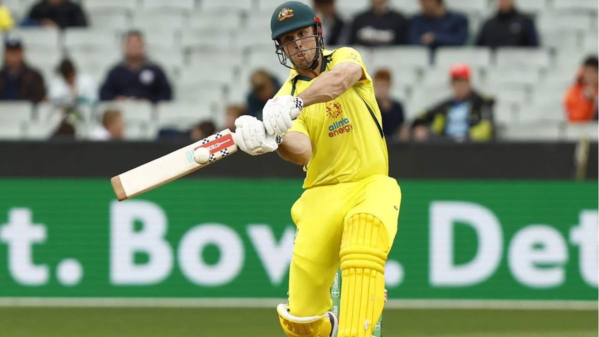 World Cup: Mitchell Marsh races past 2,500 runs in ODIs