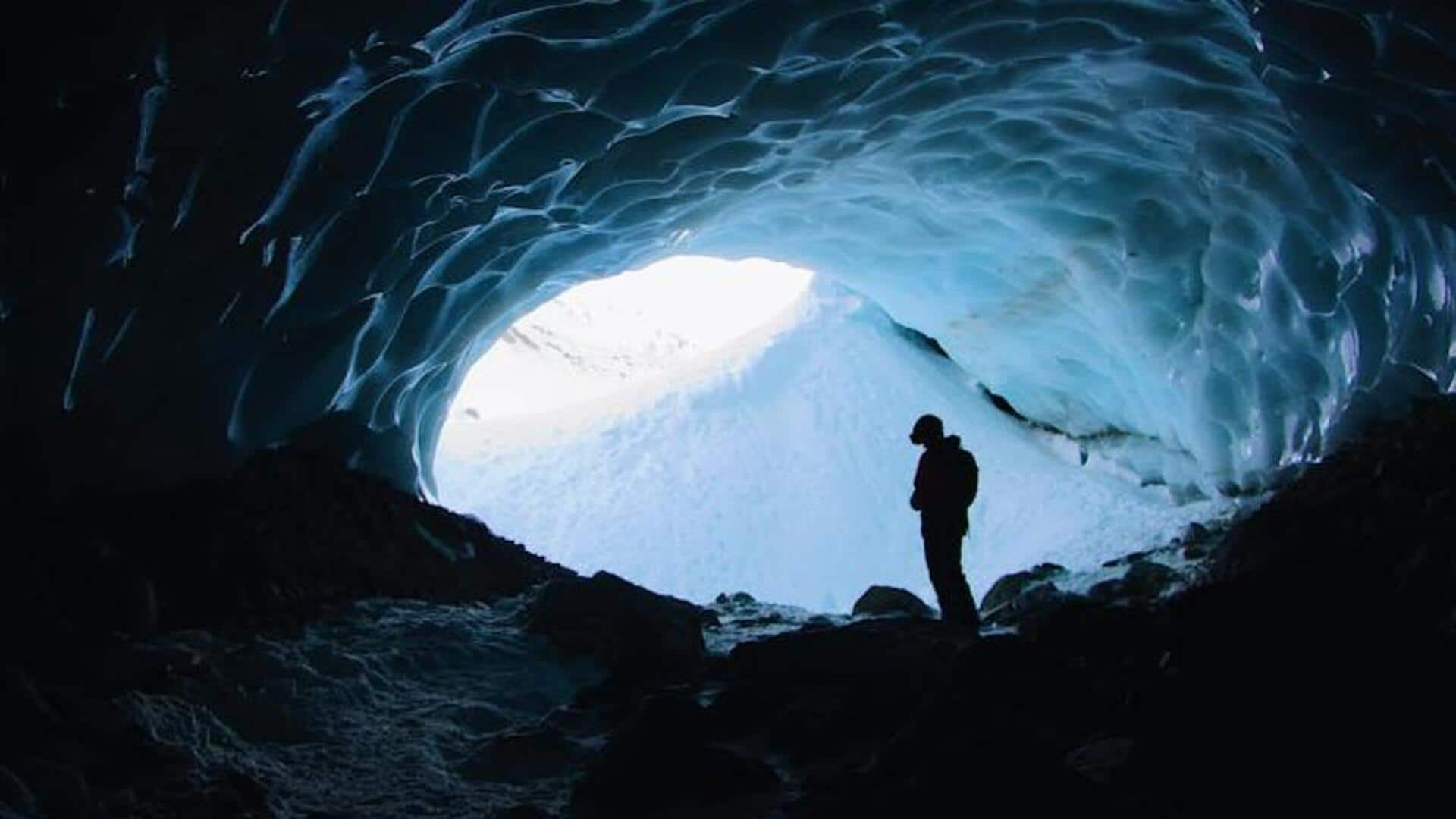 Journey into the heart of Vatnajokull's ice caves, Iceland