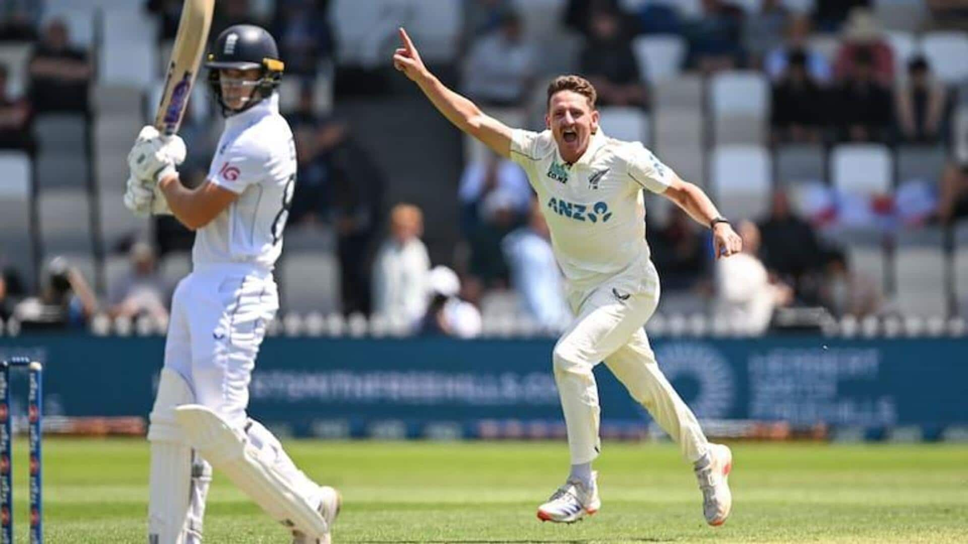 New Zealand's Nathan Smith decimates England with four-fer: Stats 