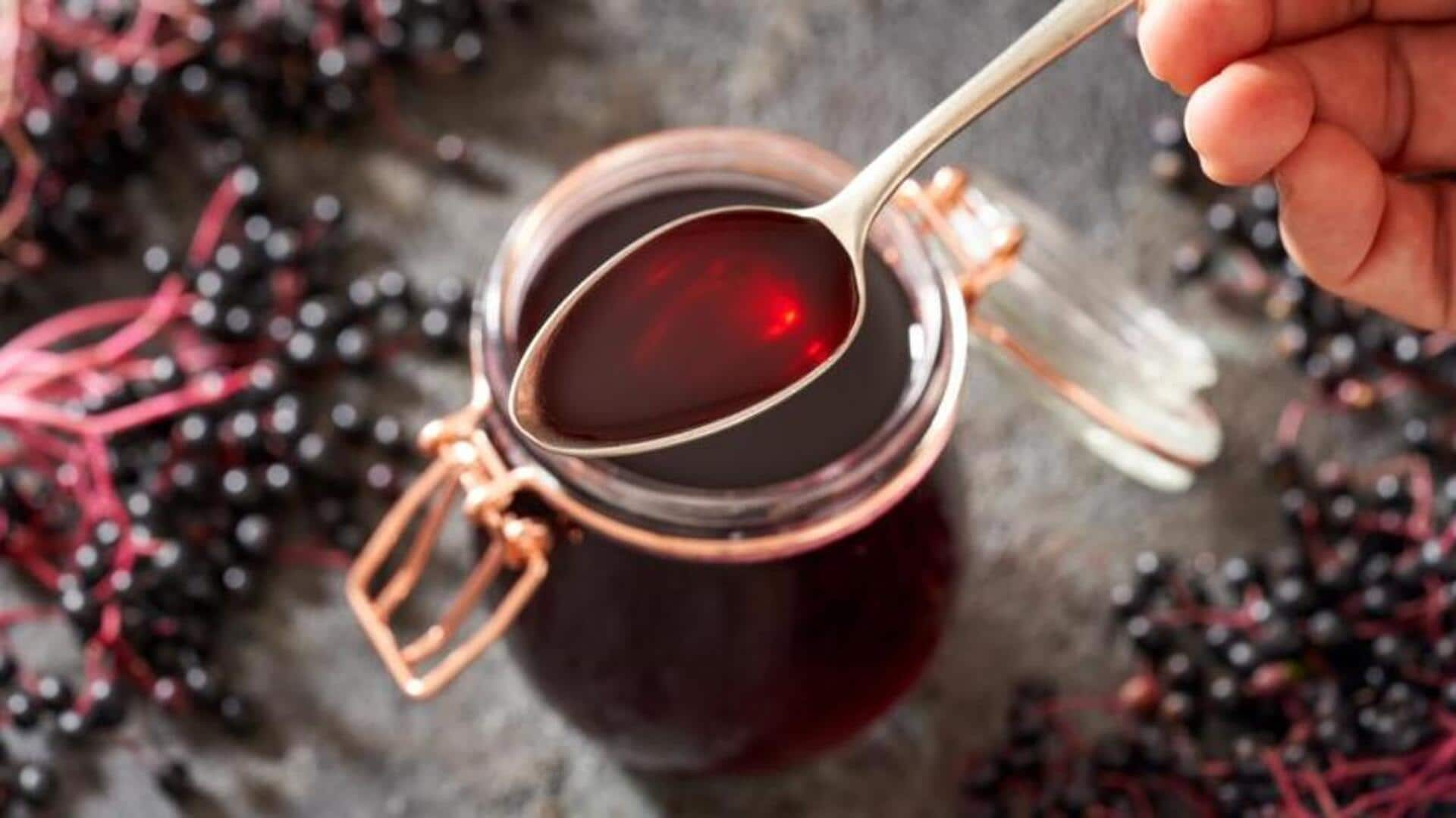 Reducing flu symptoms with DIY elderberry syrup