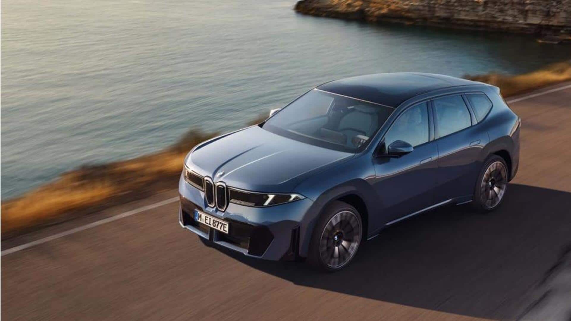 2026 BMW iX3, with a 43-inch windshield display, breaks cover