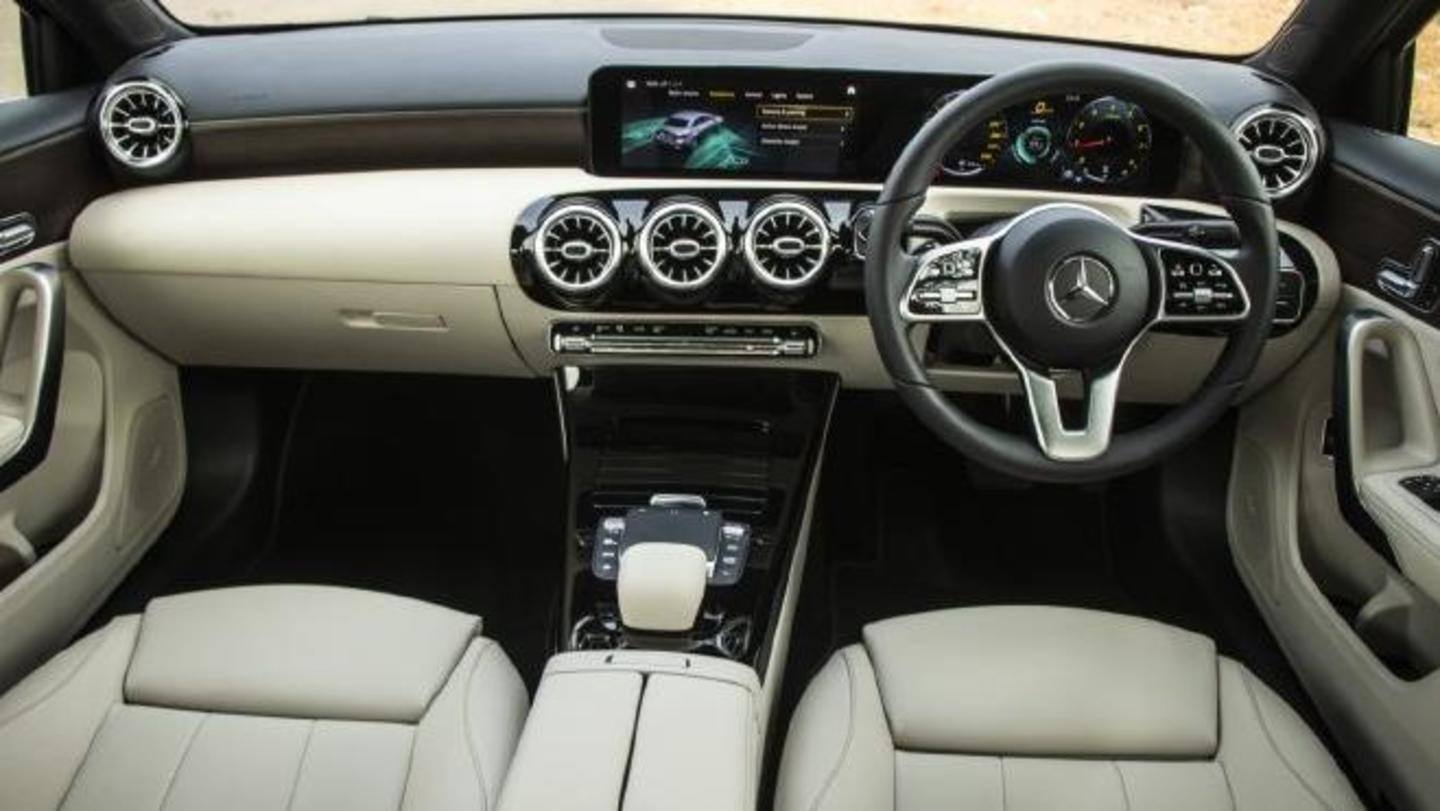 It houses a 12.3-inch split touchscreen panel It houses a 12.3-inch split touchscreen panel