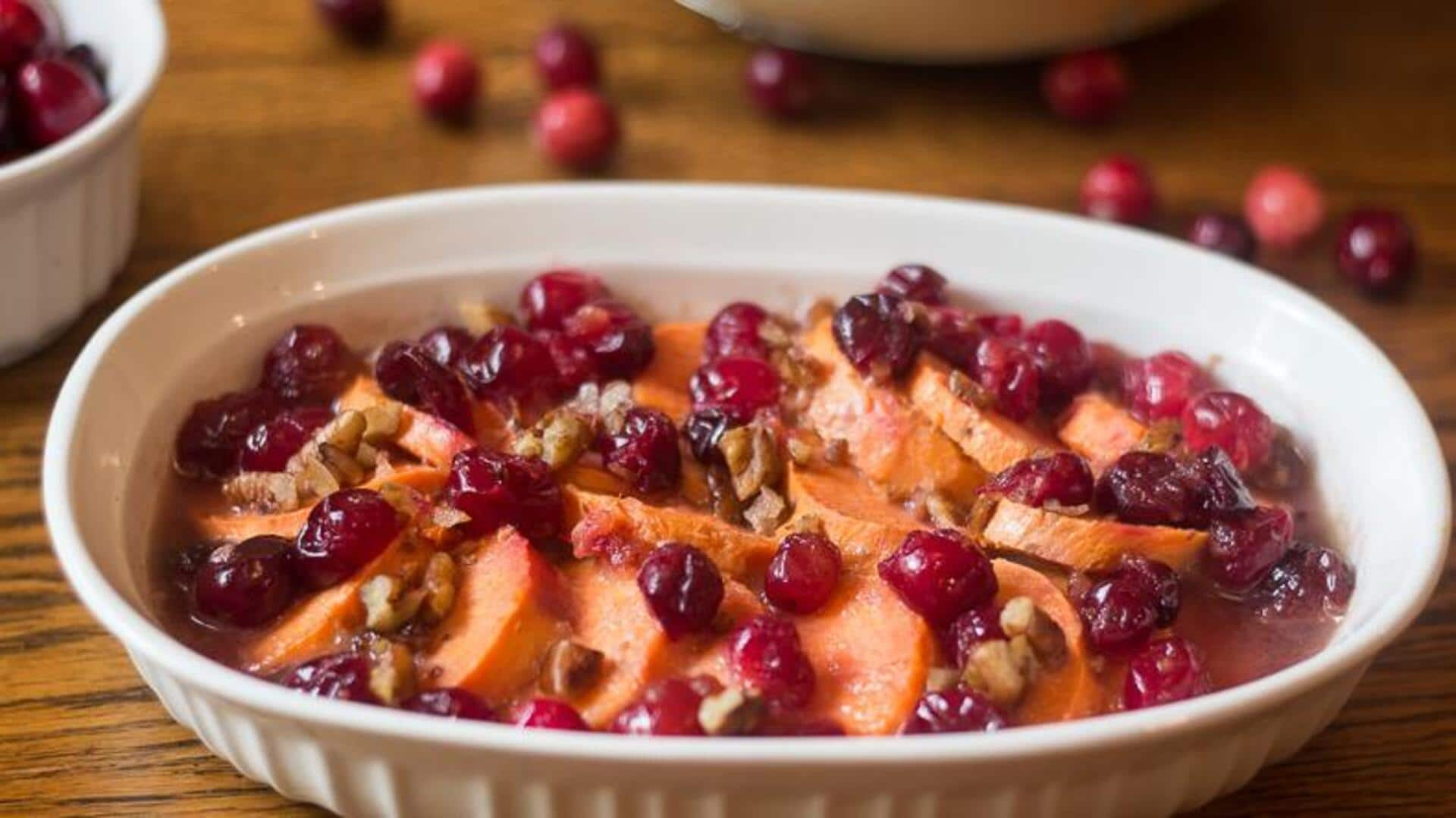 Sweet potatoes and cranberries: A match made for festive foods